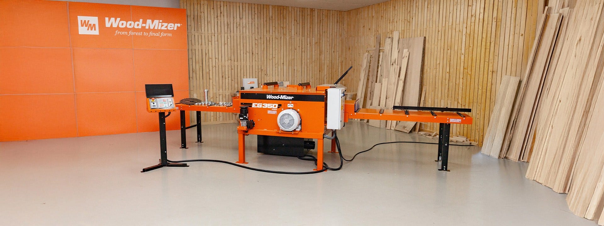 Optimoi sahan suorituskyky Wood-Mizer EG350 särmäsahalla