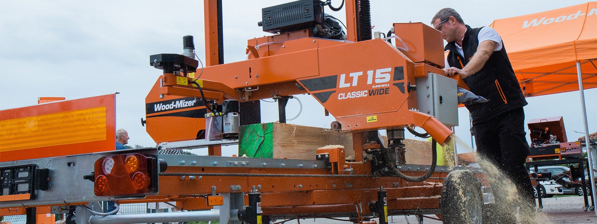 Wood-Mizer Adds WIDE Option to Popular LT15CLASSIC Mobile Sawmill 