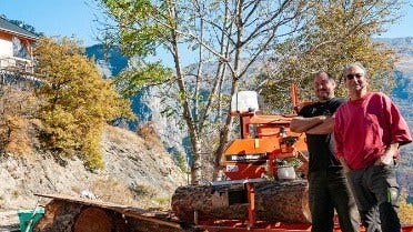 Discovering the Beauty of Wood in the French Alps with Wood-Mizer Equipment  