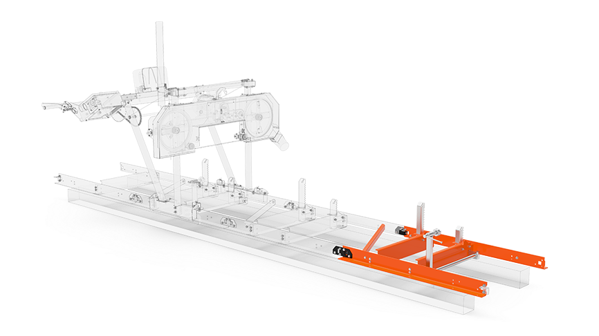 Additional Bed Sections for LX50START Sawmill