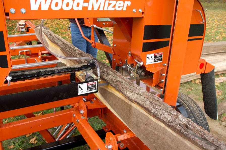 Wood-Mizer blades thin kerf cut